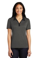 Sport-Tek LST667 Womens Short Sleeve Heather Contender Contrast Polo Shirt