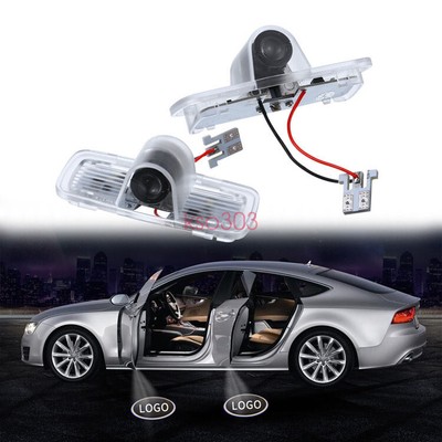 2x LED Car Door Light Projector Step Courtesy Ghost Shadow Laser Lamp For HONDA