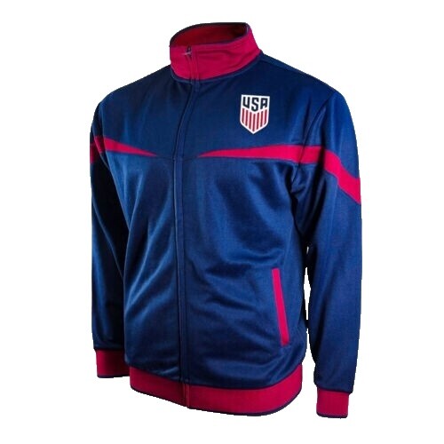 Nike USA Soccer National Team Anthem Jacket 893606-659 Red Zip Men