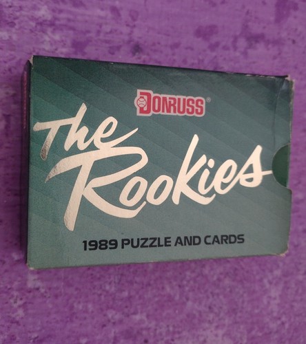 Juego de 56 tarjetas de béisbol Donruss The Rookies 1989 rompecabezas Spahn sellado Griffey - Imagen 2 de 7