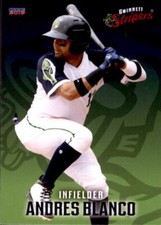 2019 Gwinnett Stripers Choice #2 Andres Blanco Venezuela Vz - NM Baseball Card