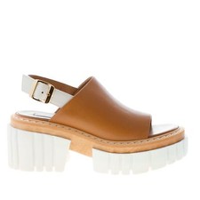 STELLA McCARTNEY Mujer Zapatos Marrón Imitación Cuero Emilie Sandalia con Plataforma