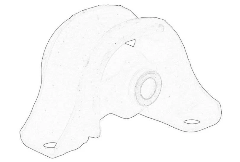 Mounting, transfer case OE HONDA 50721-SH9-901 - Image 4 of 4