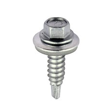 Image of Hex Head Self Drilling Stitching Steel Screws 6.3mm 22mm Pack of 100