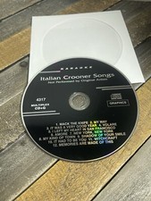 Italian Crooner Songs BACKSTAGE KARAOKE CDG DISC