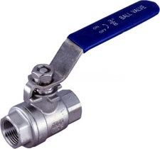 2-Piece Stainless Steel Ball Valves WOG1000
