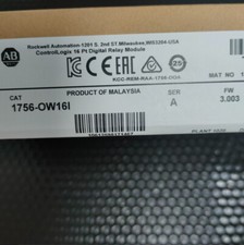 New Factory Sealed 1756-OW16I AB 1756OW16I / A ControlLogix 16 Pt Digital Module