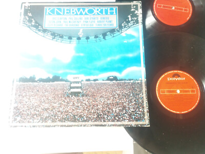 Knebworth The Album 1990 Pink Floyd Clapton 2 x LP Vinilo 12'' VG/VG ESP Am