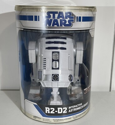 STAR WARS R2D2 ASTROMECH DROID Interactive Robot Hasbro COMPLETE in ORIGINAL