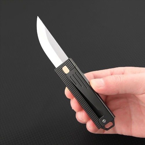 D2 Blade Folding Pocket Knife Aluminium Handle EDC Outdoor Tactical Camping Tool - Imagen 7 de 9
