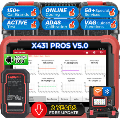 LAUNCH X431 PROS V+ PRO3S+ PRO 5 Profi KFZ OBD2 Diagnosegerät ALLE SYSTEM Coding