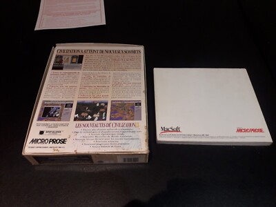 Jeu PC Big Box - Civilization II édition Spéciale FR - Complet - Occasion Très Bon état