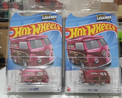 Hot Wheels Legends Tour Kool Kombi 2024 Surf Shop Pink lot of 2
