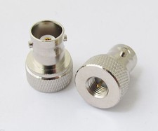 1pc BNC Female Jack to SMA Male Disc RF Coaxial Connector Adapter Nickel Plated