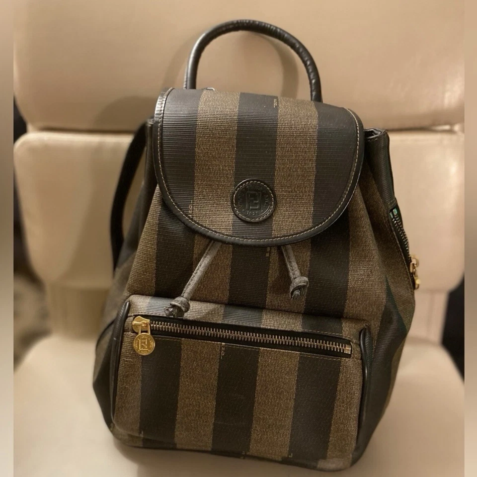 EUC FENDI PENQUIN CANVAS BACKPACK​​ - Image 3 of 4