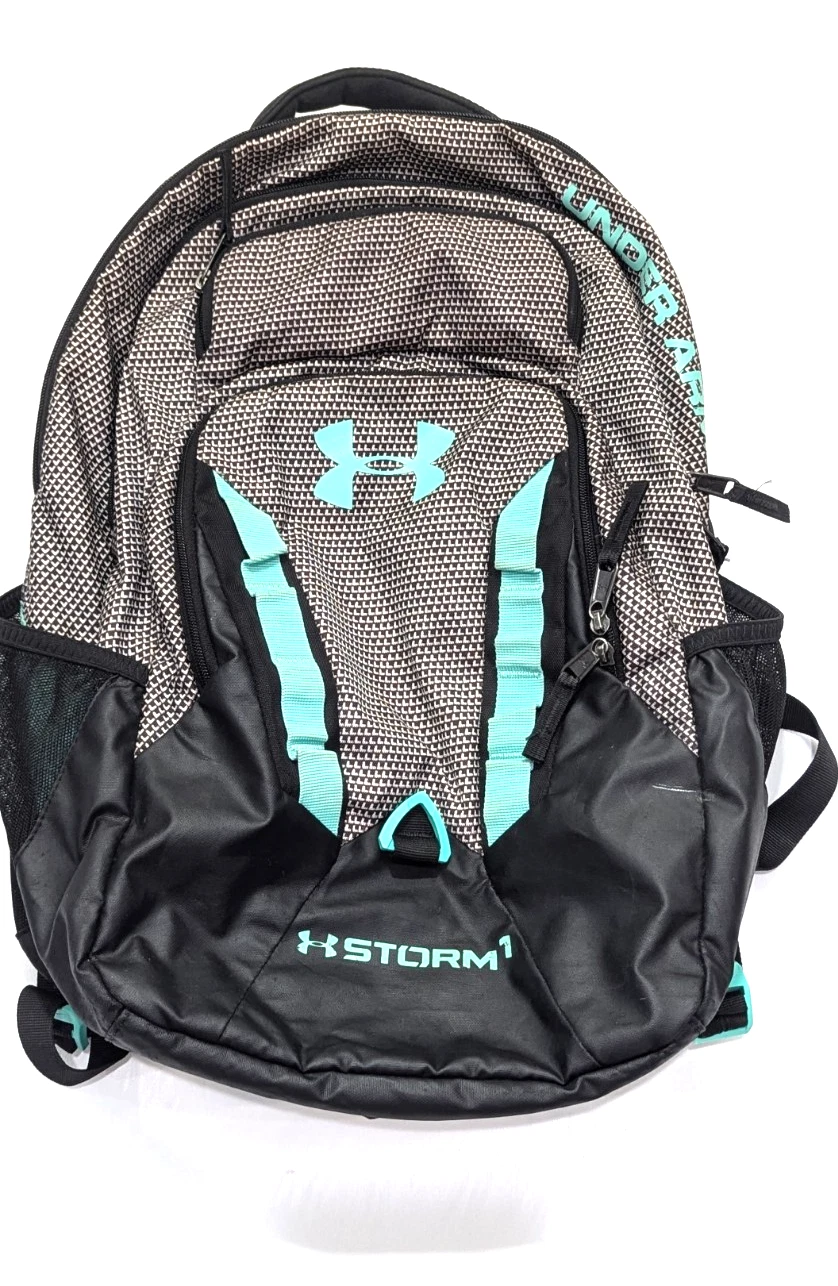 Under Armour Storm 1 Unisex Adults Black Mint Green Backpack