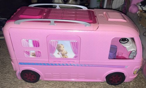 Barbie Sister Camper Playset With Barbie Accessories & Pool ?? - Picture 1 of 9