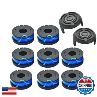 Lyshujli 8Pcs 0.065'' 10Ft String Trimmer Replacement Spool Weed Eater Spool L