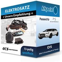 für DS 3 Crossback E-Tense 10.2018-Jetzt ECS E-Satz 13Polig Fahrzeugspezifisch