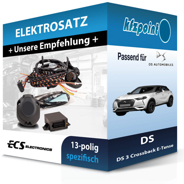 ECS E-Satz 13Polig Fahrzeugspezifisch Passend für DS DS 3 Crossback E-Tense NEU-image