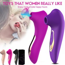 Sucking Vibrator Clit Sucker Dildo Women G-spot Massager Sex Toy for Women