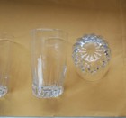 3 vintage juice glasses 4" clear with spears LIbby? — photo 4