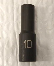 MATCO TOOLS "ADV" BDP10M6V, 3/8" DRIVE, 10MM. SOCKET, 2.5" DEEP/HIGH,  6 POINT.