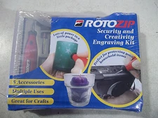 NEW Corded Electric RotoZip Security & Creativity Engraving Engraver Tool Kit