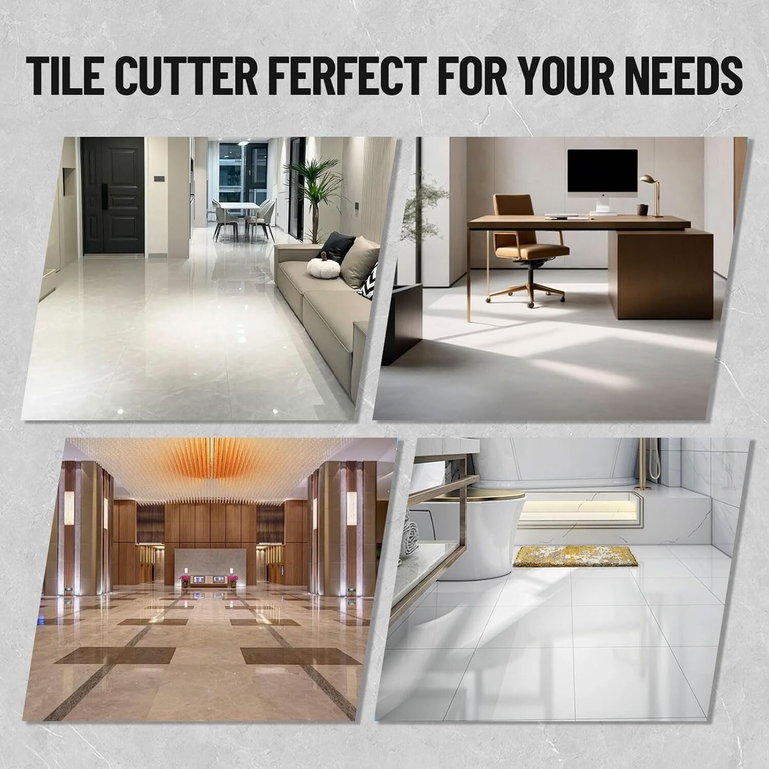 48 inch Double Rails Manual Tile Cutter With Tungsten Carbide Cutting Wheel