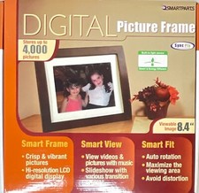 Smartparts 8.4" Digital Picture Frame Crisp 4,000 Vibrant Pictures-Free Ship