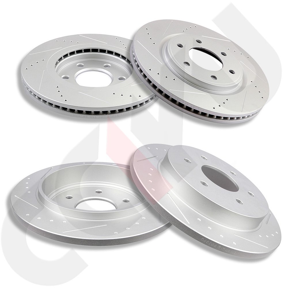 Brake Disc Rotors For 20082014 For Nissan Armada Front and Rear