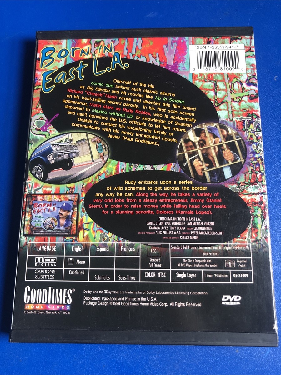 ZETA 〜ANTHEM SPECIAL  DVD Born in East L.A. (DVD, 1998) 1987 Film Cheech Marin Paul
