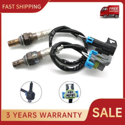 2PCS Oxygen Sensors For 2011-14 Chevrolet Equinox GMC Terrain 2.4L Up+Downstream