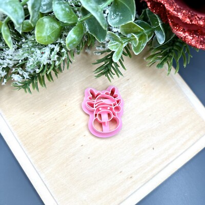 Hirsch Ohrringe Keks Polymer Ton Ausstecher | 3D-gedrucktes Ton Werkzeug | IrisCrafts7 UK