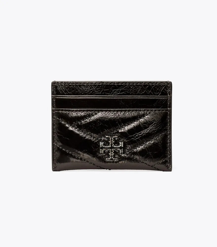 ☆☆Tory Burch☆☆ 24SS Kira Chevron Gold Logo Card Wallet 1 kira-chevron-mini-flap-wallet-