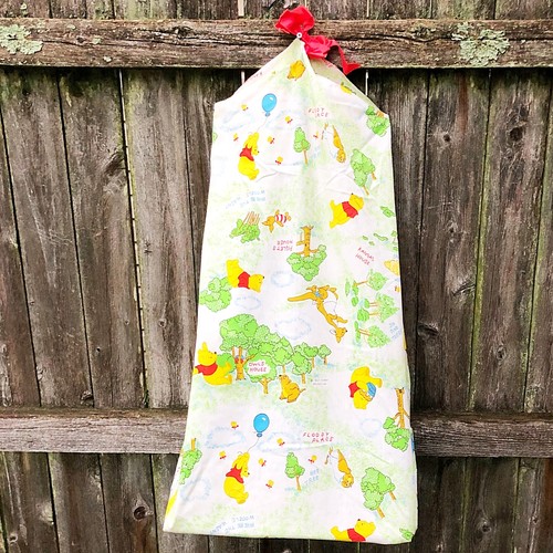 Vintage Winnie the Pooh Fabric Diaper Stacker Holder - Bild 3 von 4