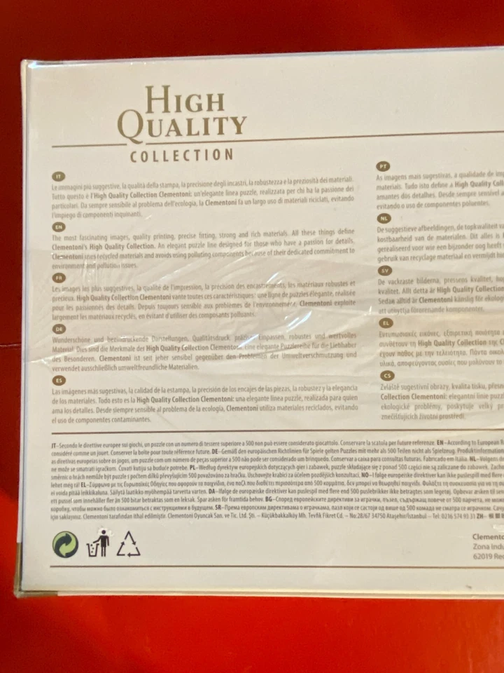 Puzzle Clementoni 1000 pezzi sigillato high quality collection panorama Venezia - Immagine 2 di 2