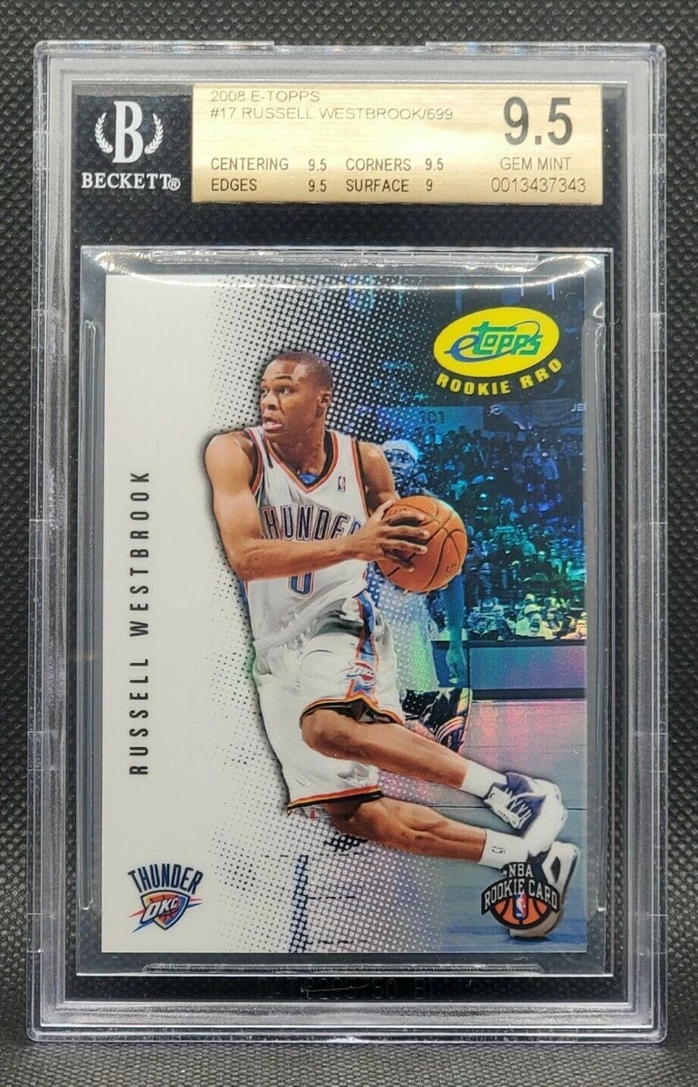 Topps Russell Westbrook Basketball Rookie Sports Trading Cards
