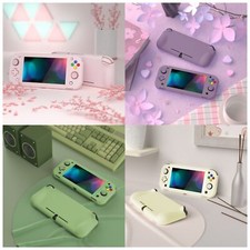 Thumb Grip Button Caps w/Screen Protective Case Cover for Nintendo Switch Lite