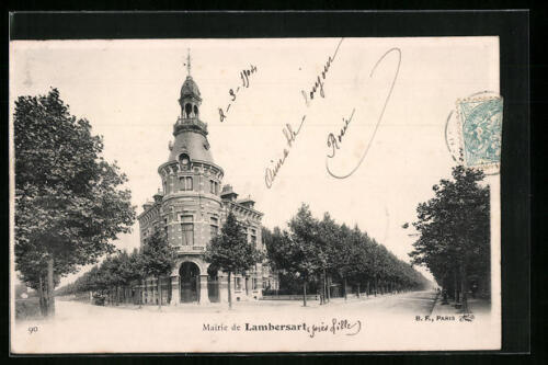 CPA Lambersart, Mairie 1904  - Zdjęcie 1 z 2