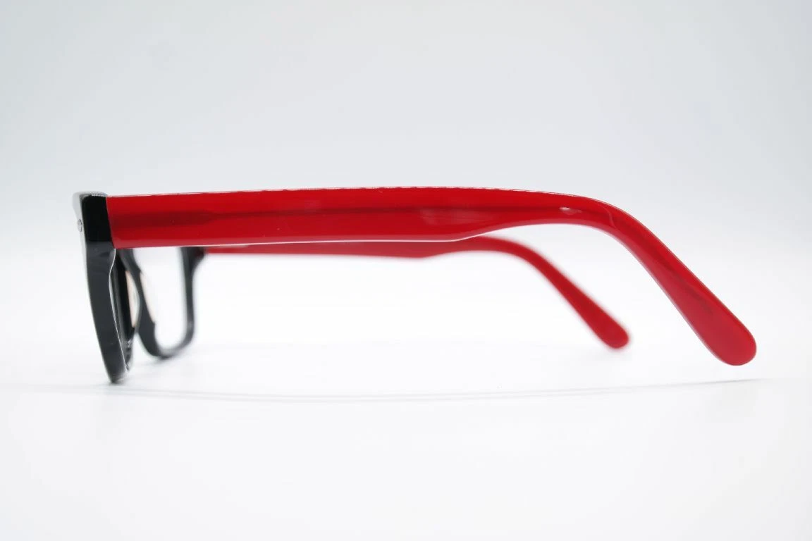 Black and sales red frame glasses