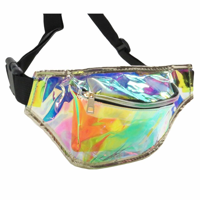 clear neon fanny pack