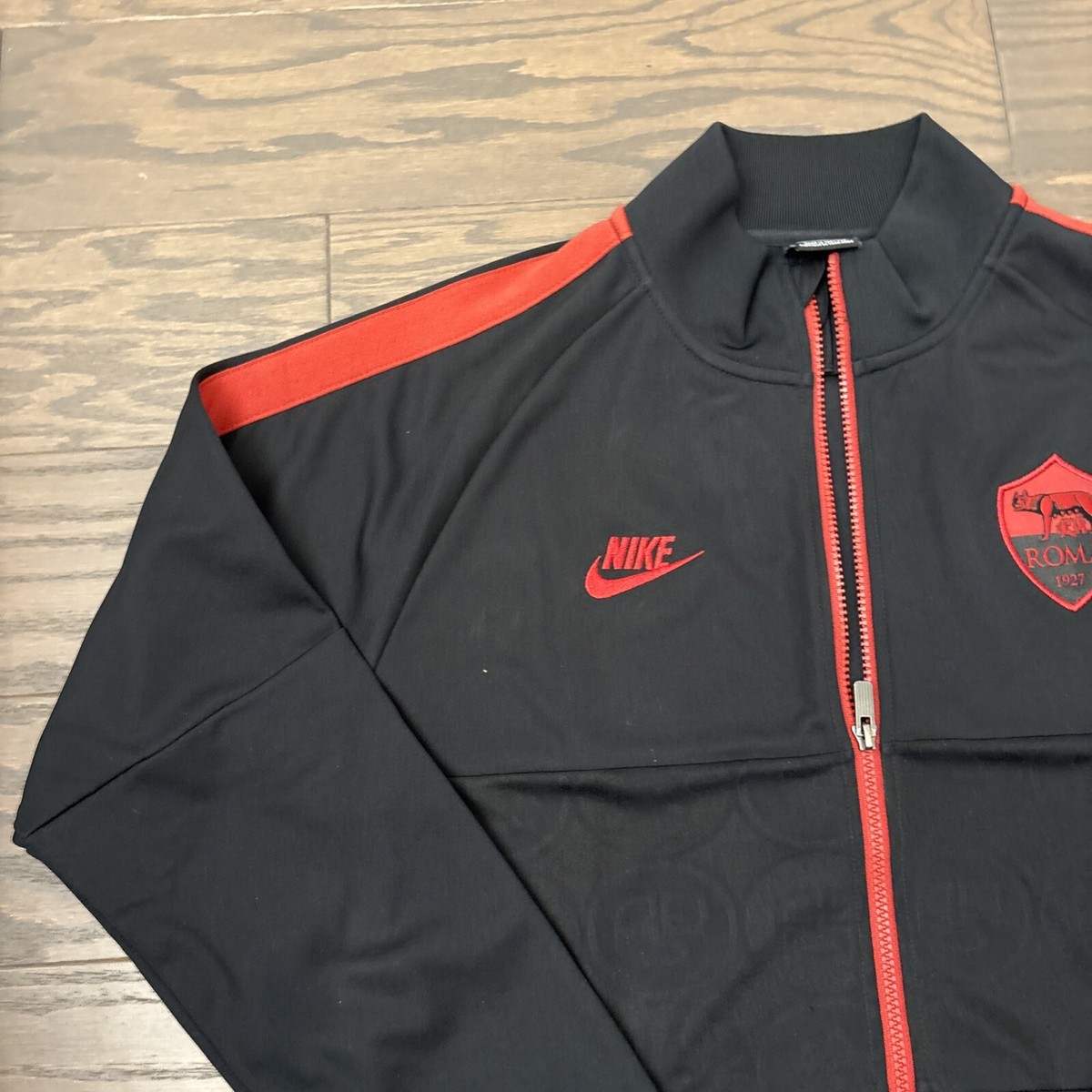 Nike AS Roma Soccer Mens Large Training Track Full Zip Track