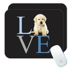 Gift Mousepad : Love Labrador Cute Dog Pet Animal Canine Pets Dogs
