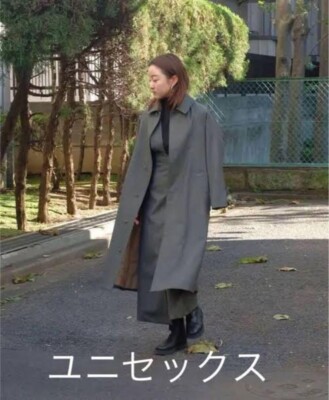 AURALEE Kiji Wool Balmacaan Coat | eBay