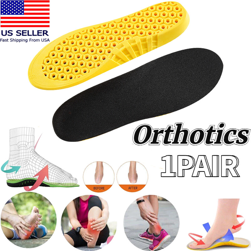 Orthotic Insoles Shoe Inserts Women Men Sports Feet Arch Support Cushion  Pads US
