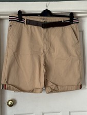 Kangol Chino Shorts Size XL W38 Salmon Beige Brand New RRP £29.99