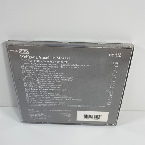Mozart: Cosi Fan Tutte, Don Giovanni, Vienna Master Series (1992) CD - Picture 2 of 2