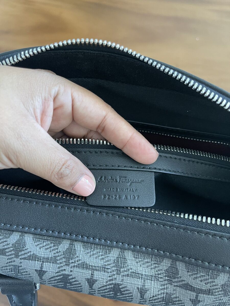SALVATORE FERRAGAMO Gancini Convertible Briefcase & Laptop