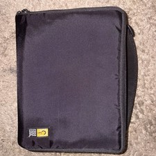 Vintage 2000s Case Logic 30 CD Compact Disc Jewel Carrying Case Storage w/Strap